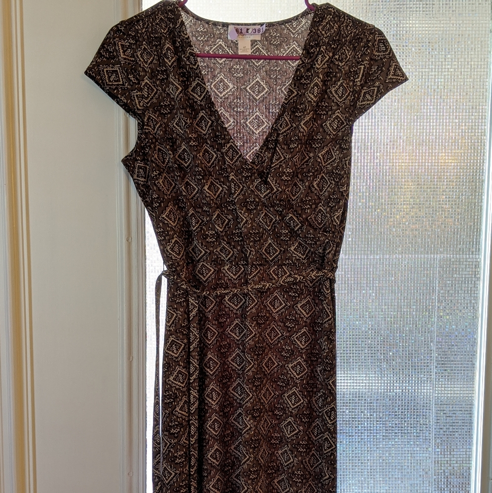 Loft cap sleeve dress